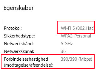 Tjek → Sådan tjekker du hvor hurtigt Wifi er.